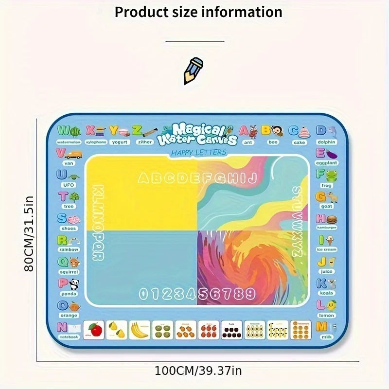 SwiftCart ®Montessori Magic Water Drawing Mat for Kids Reusable Doodle Board - SwiftCart