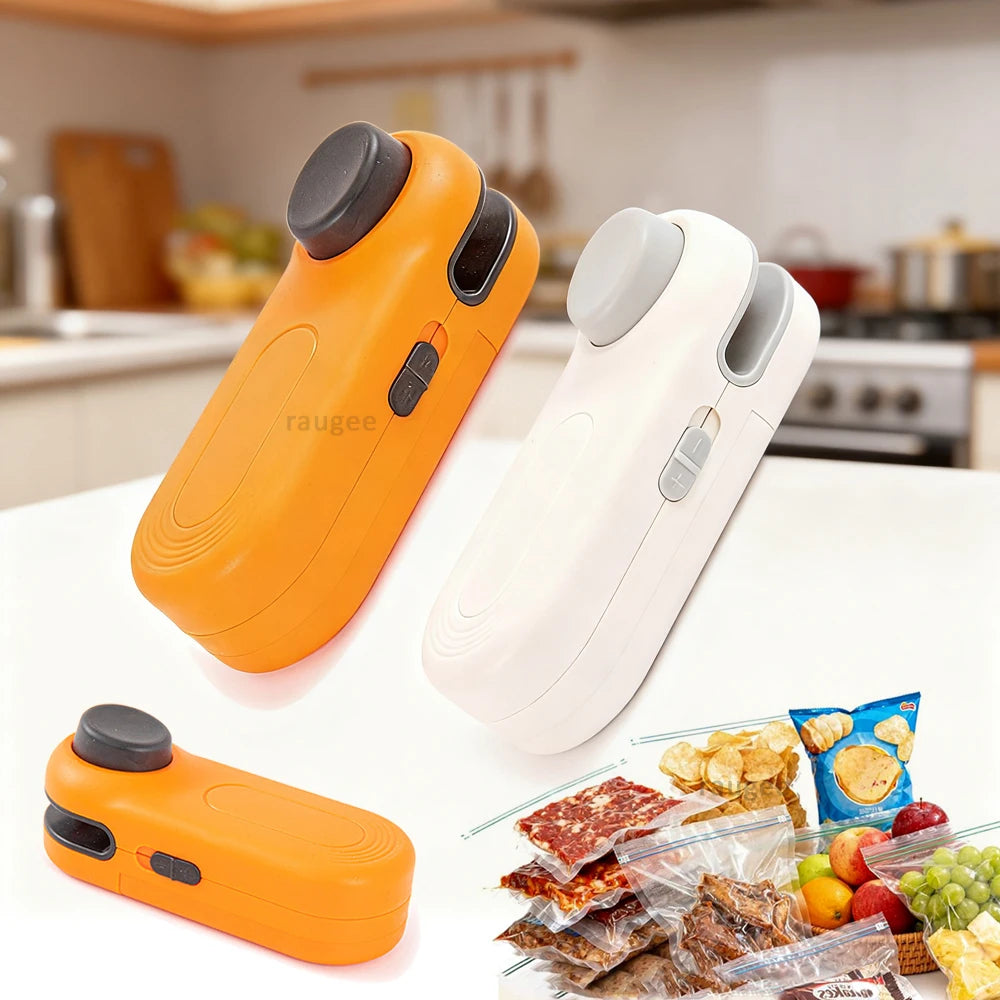 SwiftCart®Mini Plastic Bag Heat Sealer | Portable Food Storage Sealing Machine - SwiftCart