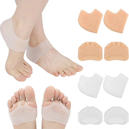 SwiftCart ®Gel Heel Pads | Silicone Heel Protectors for Foot Pain - SwiftCart