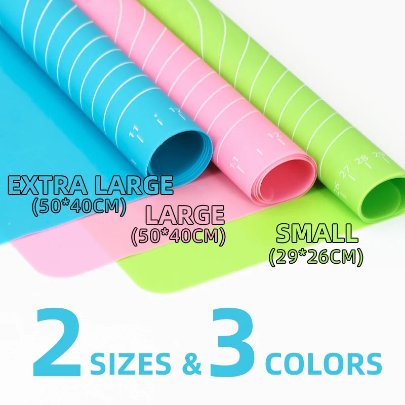 SwiftCart®Reusable Silicone Baking Mat|Non-Stick Dough & Pastry Rolling Sheet - SwiftCart