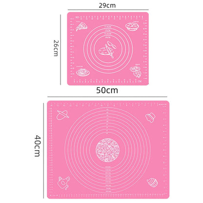 SwiftCart®Reusable Silicone Baking Mat|Non-Stick Dough & Pastry Rolling Sheet - SwiftCart