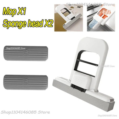 SwiftCart®  Mini Portable Sponge Mop | Easy Squeeze Hand-Free Cleaning Mini Mop - SwiftCart