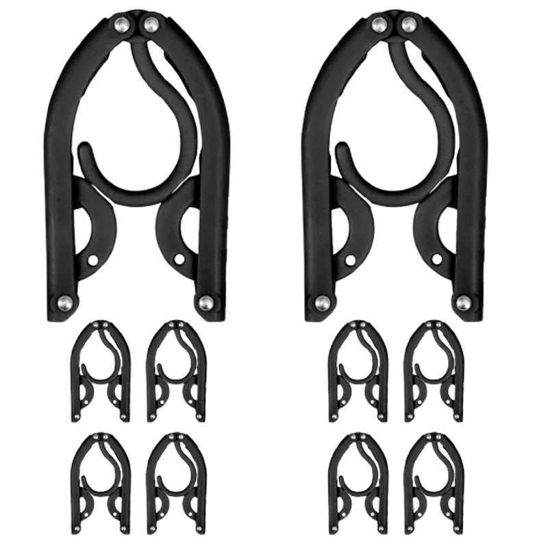 SwiftCart®Foldable Travel Hangers | Compact Clothes Organizer & Travel Accessories - SwiftCart