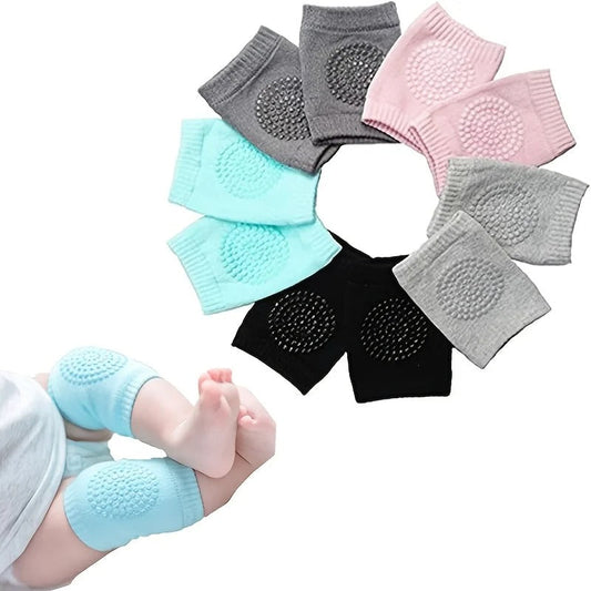 SwiftCart®Toddler Crawling Knee Pads | Soft Cotton Anti-Slip Baby Safety Protector - SwiftCart