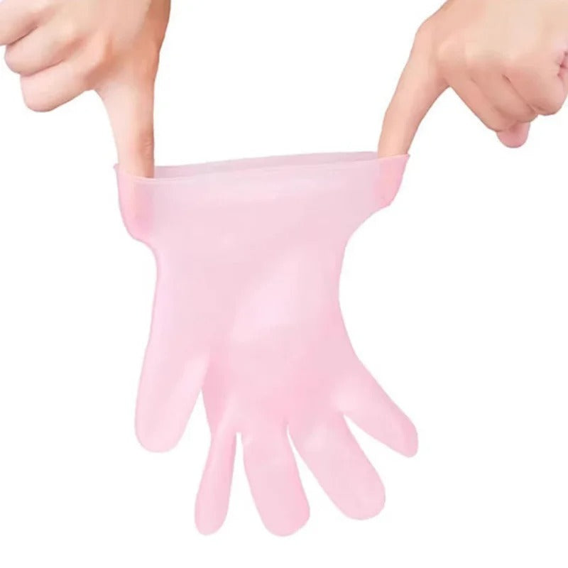 SwiftCart®Moisturizing Silicone Gloves | Hand Care Tool for Dry & Rough Skin - SwiftCart