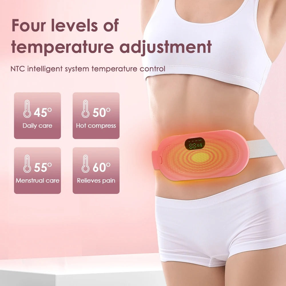 SwiftCart®Period Cramp Massager | Heating Belt for Menstrual Pain - SwiftCart