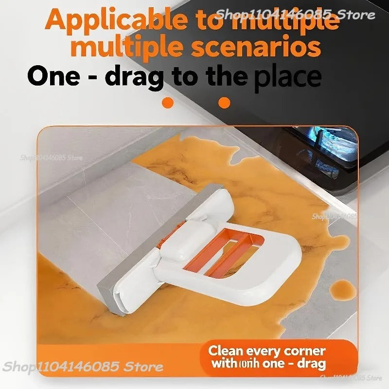 SwiftCart®  Mini Portable Sponge Mop | Easy Squeeze Hand-Free Cleaning Mini Mop - SwiftCart