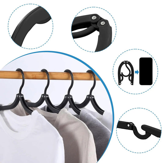 SwiftCart®Foldable Travel Hangers | Compact Clothes Organizer & Travel Accessories - SwiftCart