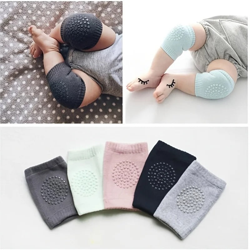 SwiftCart®Toddler Crawling Knee Pads | Soft Cotton Anti-Slip Baby Safety Protector - SwiftCart