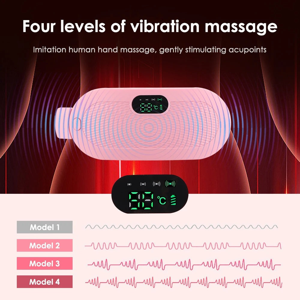 SwiftCart®Period Cramp Massager | Heating Belt for Menstrual Pain - SwiftCart