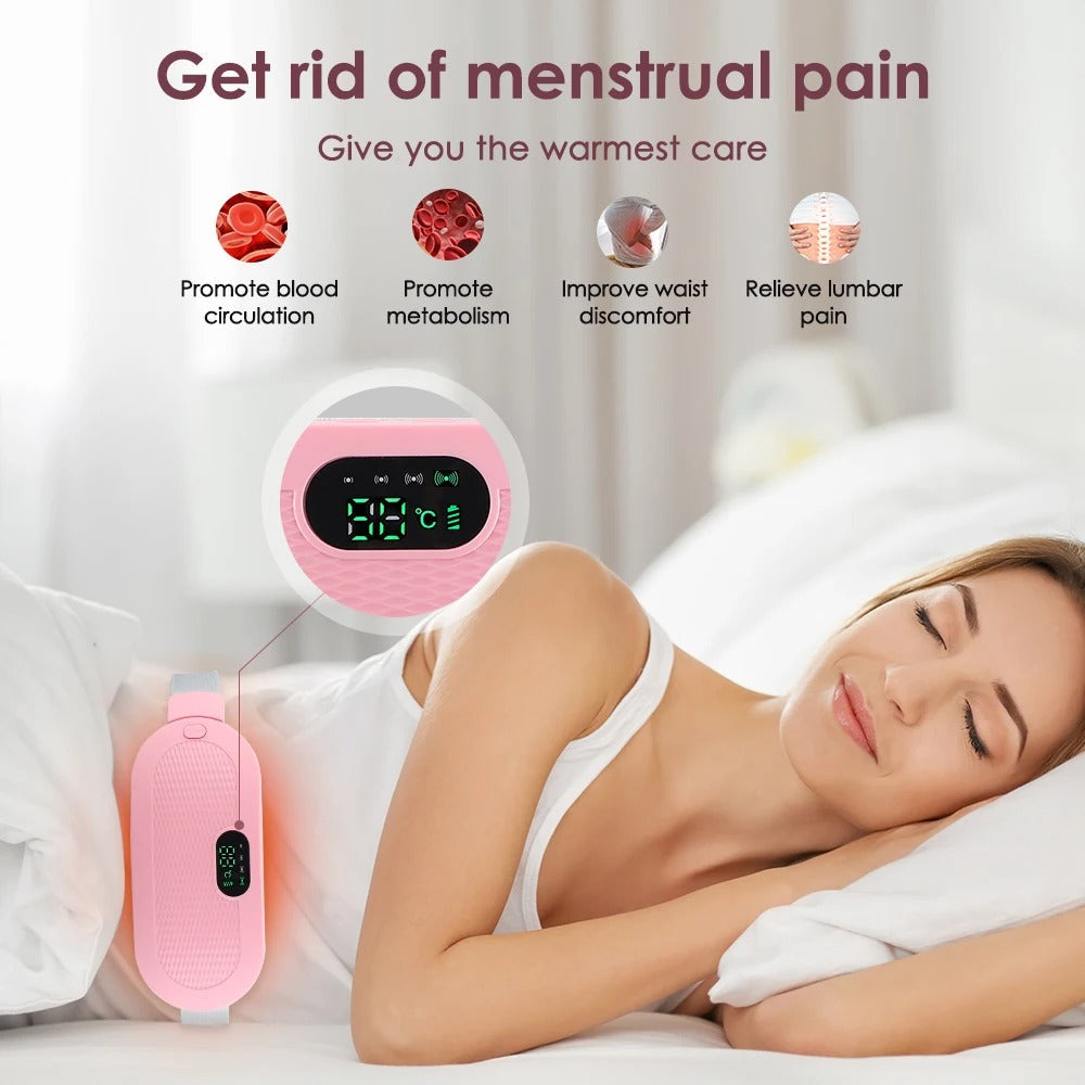 SwiftCart®Period Cramp Massager | Heating Belt for Menstrual Pain - SwiftCart